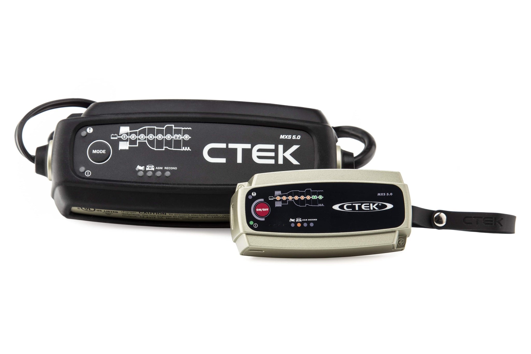 CTEK (40-206) MXS 5.0-12 Volt Battery Charger and Maintainer and Family  Garage Kit