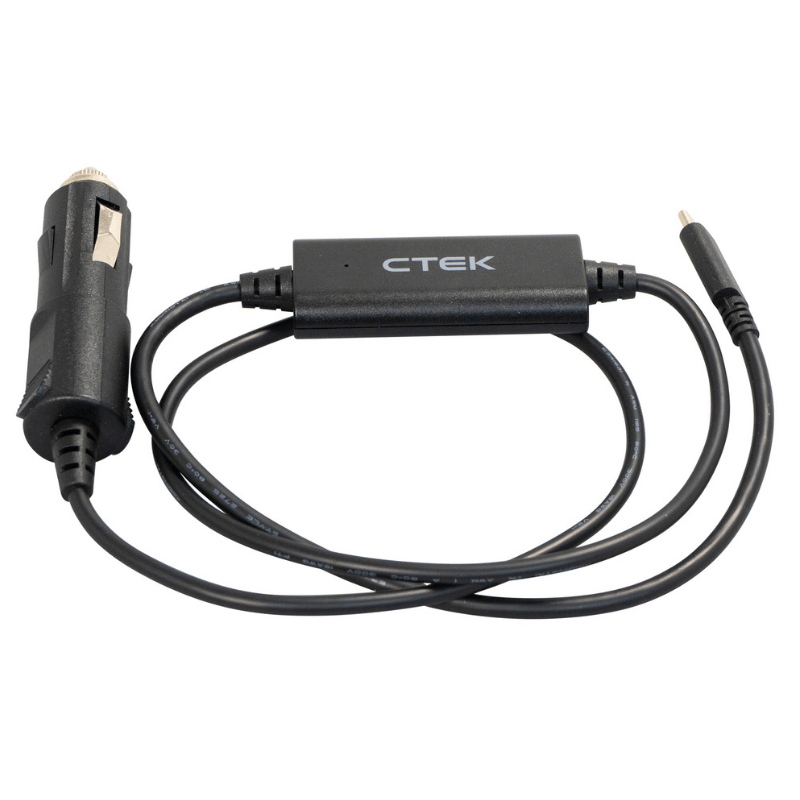 CTEK CS free USB-C charge Cable 12V plug - Laden Sie den internen Akku  Ihres free über die 12-V-Zubehörbuchse Ihres Fahrzeugs auf, Schwarz :  : Auto & Motorrad